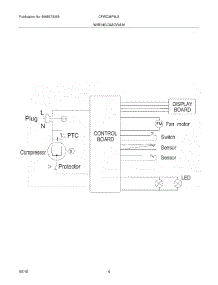 04 - Wiring Diagram parts for Frigidaire Wine Cooler CFWC38F6LS / from AppliancePartsPros.com