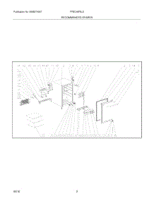 03 - Recommended Spare Parts parts for Frigidaire Wine Cooler FFBC46F5LS / from AppliancePartsPros.com