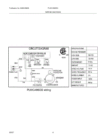 04 - Wiring Diagram parts for Frigidaire Wine Cooler PLWC486GS0 / from AppliancePartsPros.com