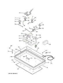 02 - Gas & Burner Parts parts for Ge Cooktop PGP966SET1SS / from AppliancePartsPros.com