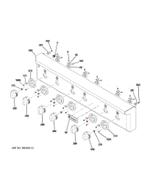 02 - Control Panel parts for Ge Cooktop ZGU366NP5SS / from AppliancePartsPros.com