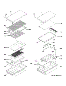 04 - Grill & Griddle Assembly parts for Ge Cooktop ZGU484LGP6SS / from AppliancePartsPros.com