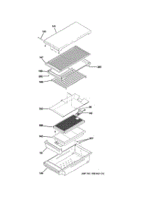 04 - Grill Assembly parts for Ge Cooktop ZGU364LRP5SS / from AppliancePartsPros.com