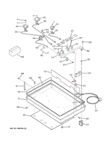 02 - Gas & Burner Parts parts for Ge Cooktop JGP333SET1SS / from AppliancePartsPros.com