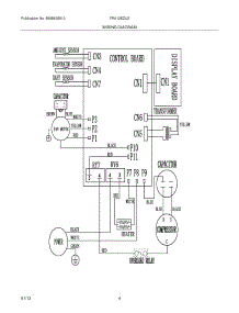 04 - Wiring Diagram parts for Frigidaire Air Conditioner FRA12EZU212 / from AppliancePartsPros.com