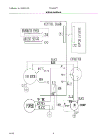 04 - Wiring Diagram parts for Frigidaire Air Conditioner FRA053XT726 from AppliancePartsPros.com