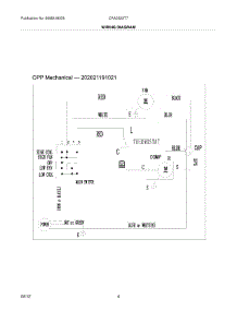 04 - Wiring Diagram parts for Frigidaire Air Conditioner CRA052XT728 / from AppliancePartsPros.com
