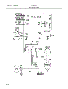 04 - Wiring Diagram parts for Frigidaire Air Conditioner FRA14EHT211 / from AppliancePartsPros.com