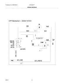 04 - Wiring Diagram parts for Frigidaire Air Conditioner CRA052XT738 / from AppliancePartsPros.com
