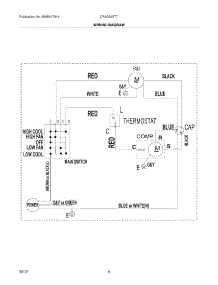 04 - Wiring Diagram parts for Frigidaire Air Conditioner CRA050XT744 / from AppliancePartsPros.com