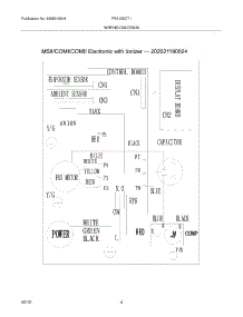 04 - Wiring Diagram parts for Frigidaire Air Conditioner FRA125CT116 / from AppliancePartsPros.com