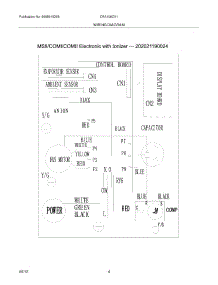 04 - Wiring Diagram parts for Frigidaire Air Conditioner CRA106CV111 / from AppliancePartsPros.com