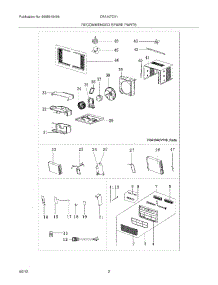 03 - Recommended Spare Parts parts for Frigidaire Air Conditioner CRA107CV111 from AppliancePartsPros.com