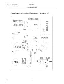 04 - Wiring Diagram parts for Frigidaire Air Conditioner FRA105CV110 / from AppliancePartsPros.com