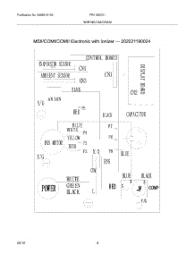 04 - Wiring Diagram parts for Frigidaire Air Conditioner FRA105CV114 / from AppliancePartsPros.com
