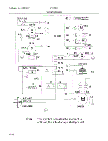 04 - Wiring Diagram parts for Frigidaire Air Conditioner CPA12EDU110 / from AppliancePartsPros.com