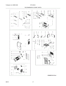 03 - Recommended Spare Parts parts for Frigidaire Air Conditioner CPA123DU110 from AppliancePartsPros.com