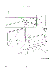 03 - Chimney Assembly parts for Frigidaire Hood FH36DD50MSA / from AppliancePartsPros.com