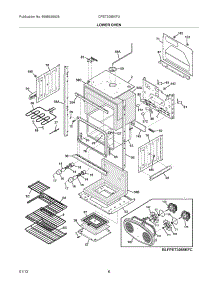 07 - Lower Oven parts for Frigidaire Oven CPET3085KF3 / from AppliancePartsPros.com