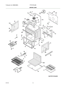 05 - Upper Oven parts for Frigidaire Oven FFET2725LSB / from AppliancePartsPros.com