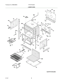 07 - Lower Oven parts for Frigidaire Oven FFET2725LSB / from AppliancePartsPros.com