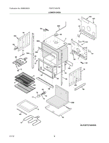 07 - Lower Oven parts for Frigidaire Oven FGET2745KFB / from AppliancePartsPros.com