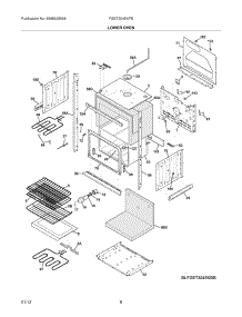 07 - Lower Oven parts for Frigidaire Oven FGET3045KFB / from AppliancePartsPros.com