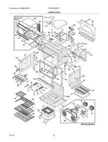 07 - Lower Oven parts for Frigidaire Oven CPMC3085KF2 / from AppliancePartsPros.com