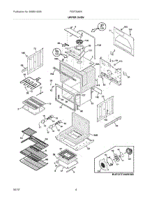 05 - Upper Oven parts for Frigidaire Oven FGET3065KBB / from AppliancePartsPros.com