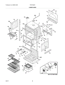 07 - Lower Oven parts for Frigidaire Oven FGET3065KBB / from AppliancePartsPros.com