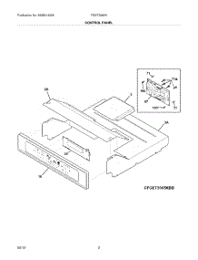 03 - Control Panel parts for Frigidaire Oven FGET3065KWB / from AppliancePartsPros.com