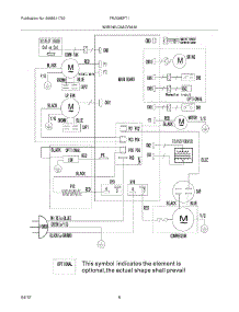 04 - Wiring Diagram parts for Frigidaire Air Conditioner FRA09EPT110 from AppliancePartsPros.com