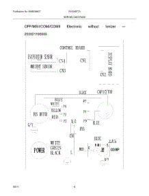 04 - Wiring Diagram parts for Frigidaire Air Conditioner FAA065T7A11 / from AppliancePartsPros.com