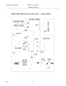04 - Wiring Diagram parts for Frigidaire Air Conditioner FAA085T7A12 / from AppliancePartsPros.com