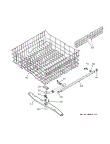 03 - Upper Rack Assembly parts for Ge Dishwasher GLD5600V00BB / from AppliancePartsPros.com