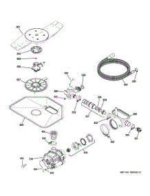 05 - Motor-Pump Mechanism parts for Ge Dishwasher PDW7880V00SS / from AppliancePartsPros.com