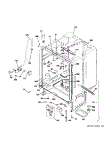 02 - Body Parts parts for Ge Dishwasher GLD4500V00WW / from AppliancePartsPros.com