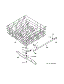 03 - Upper Rack Assembly parts for Ge Dishwasher GLD4500V00WW / from AppliancePartsPros.com