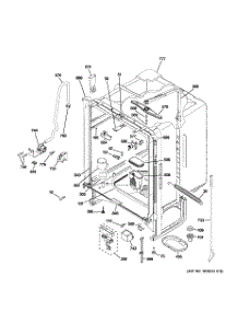 02 - Body Parts parts for Ge Dishwasher GLD5708V00WW / from AppliancePartsPros.com