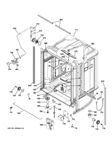 02 - Body Parts parts for Ge Dishwasher CDWT280V00SS / from AppliancePartsPros.com