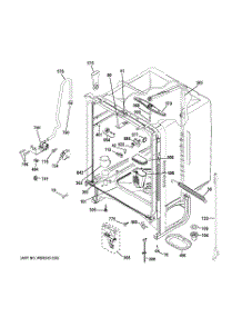 02 - Body Parts parts for Ge Dishwasher GLC5604V00BB / from AppliancePartsPros.com