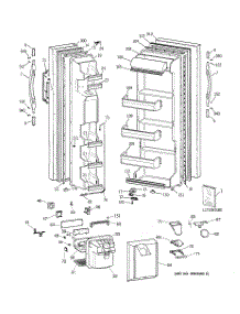 03 - Unit Parts parts for Ge Freezer FUF21SVERWW / from AppliancePartsPros.com
