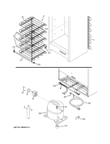 03 - Unit Parts parts for Ge Freezer FUM21SVDRWW / from AppliancePartsPros.com