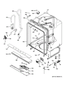 02 - Body Parts parts for Ge Dishwasher GDF510PSD0SS / from AppliancePartsPros.com
