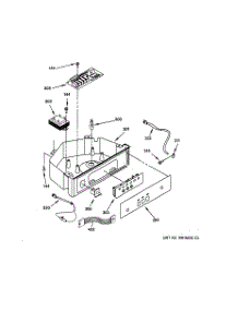 04 - Control Panel Parts parts for Ge Ice Machine ZDIS150WSSE / from AppliancePartsPros.com