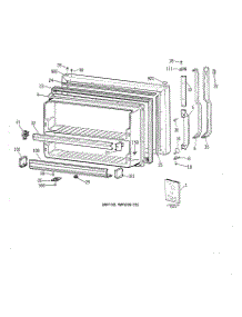 03 - Motor-Pump Mechanism parts for Ge Dishwasher ADW1100N35BB / from AppliancePartsPros.com