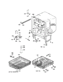 02 - Body Parts parts for Ge Dishwasher GSC3500D35BB / from AppliancePartsPros.com