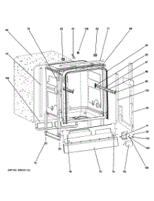 02 - Body Parts parts for Ge Dishwasher GLDT696D00SS / from AppliancePartsPros.com