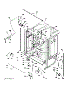 02 - Body Parts parts for Ge Dishwasher GDWT368V50SS / from AppliancePartsPros.com