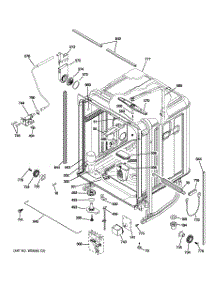 02 - Body Parts parts for Ge Dishwasher PDWT400V50BB / from AppliancePartsPros.com